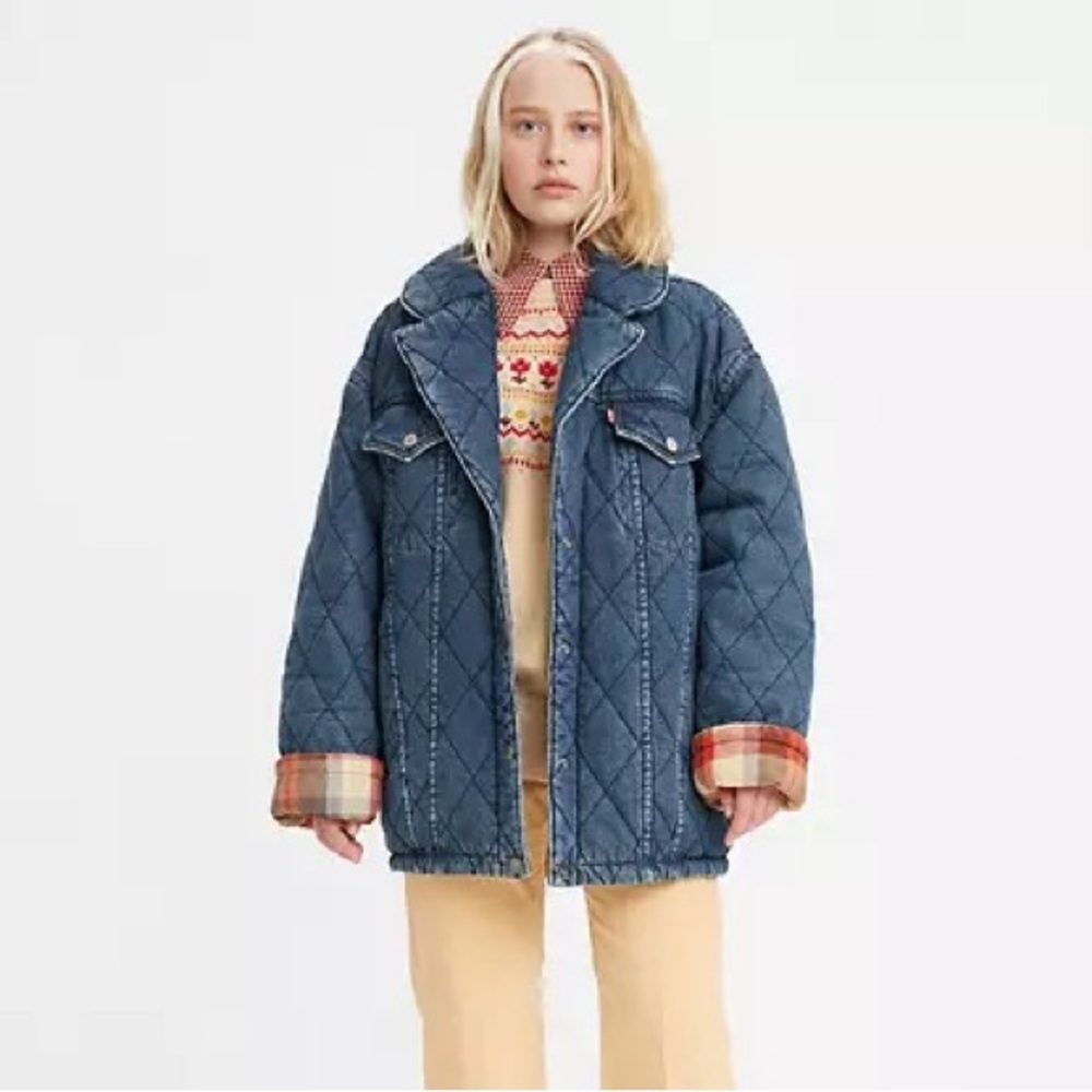 Levi’s Oversized Reversible Trucker Coat